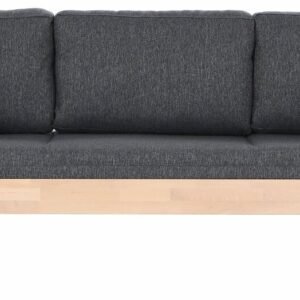 Notte vuodesohva 200 cm koivu/ harmaa patjasarja