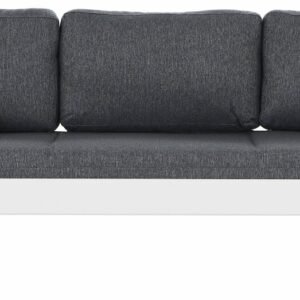 Notte vuodesohva ilman käsinojia 200 cm valkoinen/harmaa