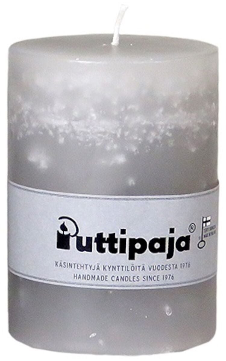 puttipaja-lapivarjatty-poytakynttila-10-cm-vaaleanharmaa