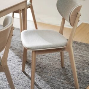 Rowico Home Kato tuoli valkolakattu tammi/harmaa beige