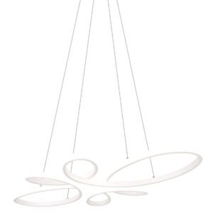 Trio Fly LED riippuvalaisin 83 cm 4000K mattavalkoinen