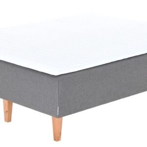 Unia Ergo runkopatjasänky 160 cm harmaa, Unia Ergo pp, jalat 23 cm