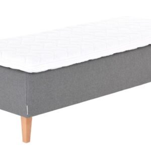 Unia Ergo runkopatjasänky 80 cm harmaa, Unia Muoto pp, jalat 23 cm