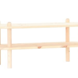 Askel matala taso 100x35x38 cm puuvalmis