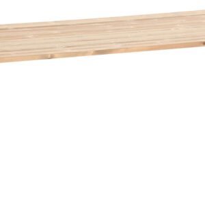 Honka lankkupöytä metallijaloilla 220x90 antiikkipetsattu/valkoinen