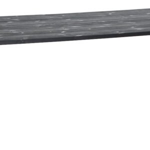 Honka lankkupöytä metallijaloilla 220x90 musta/valkoinen