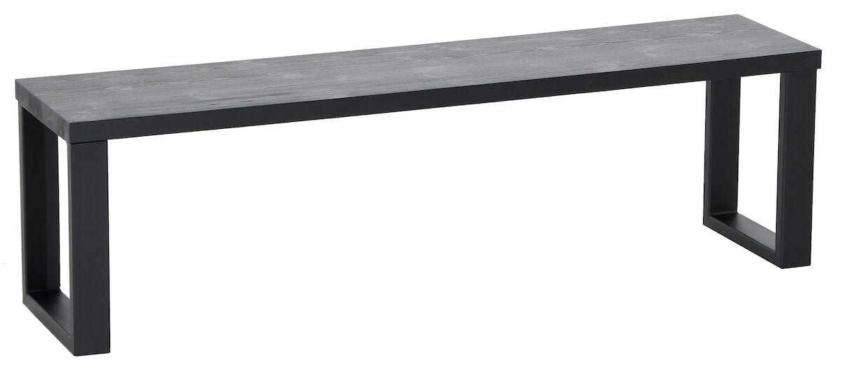 honka-penkki-155x35-cm-metallijalalla-musta-musta