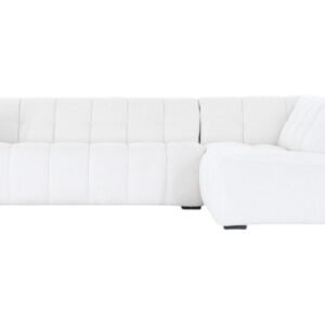 Pilvi avokulmasohva oikea valkoinen Garnet bright white(kuvausmalli)