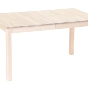 Scandic ruokapöytä jatkettava 140+40x90 cm valkolakattu koivu