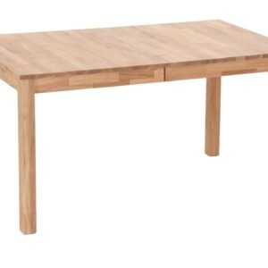 Scandic tammi ruokapöytä jatkettava 140+40x90 cm lakattu tammi, asiakaspalautus