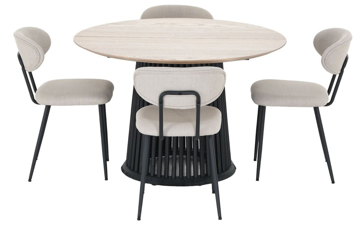 suoma-daniel-saarni-4-hengen-pyorea-ruokailuryhma-valkolakattu-musta-beige