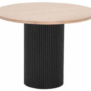 Taimi pyöreä ruokapöytä Ø100 cm hiekka/hiili
