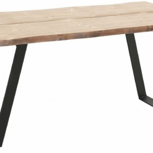 Triangel lankkupöytä 150x88 cm antiikkipetsattu/musta