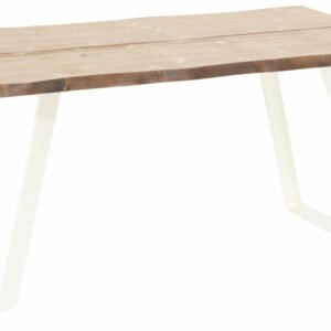Triangel lankkupöytä 150x88 cm antiikkipetsattu/valkoinen