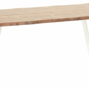 Triangel lankkupöytä 200x88 cm antiikkipetsattu/valkoinen