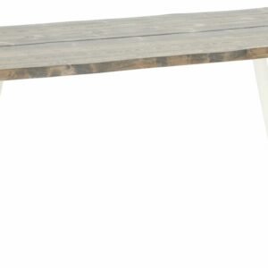 Triangel lankkupöytä 200x88 cm savunharmaa/valkoinen