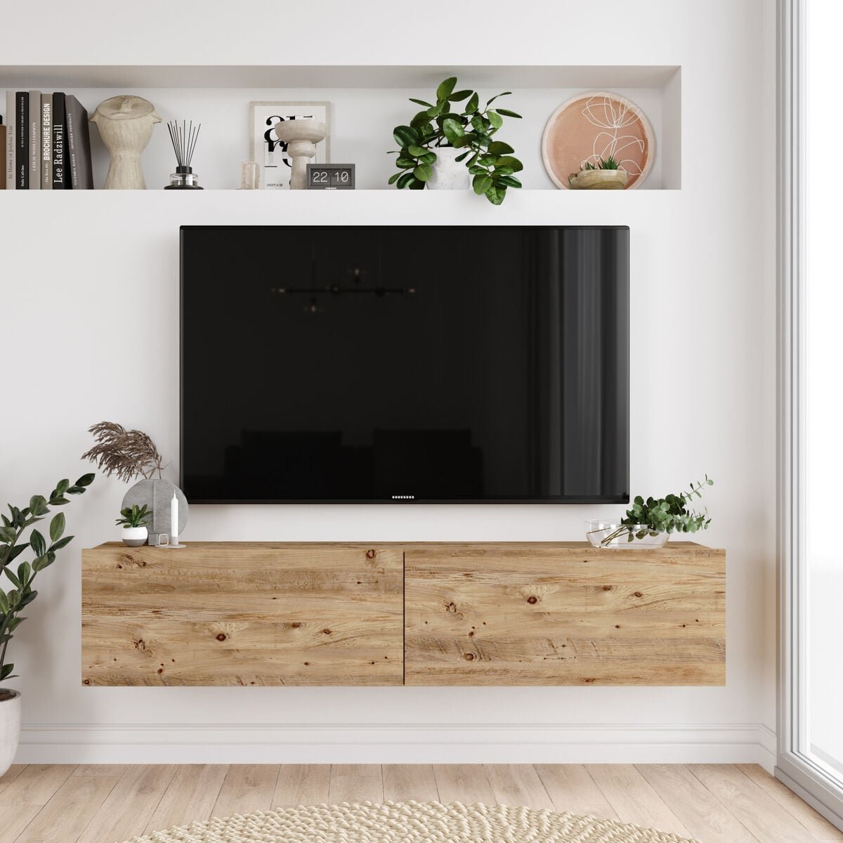 vivano-style-seinaan-kiinnitettava-tv-taso-140x32x30-cm-rustiikki