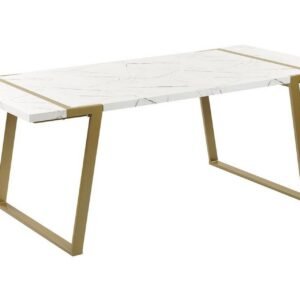 Stensby Ruokapöytä 90x200 cm - Valkoinen Kulta