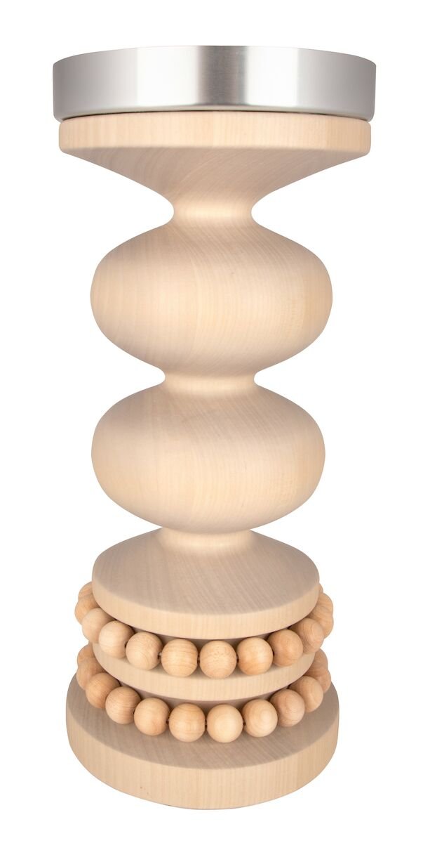 aarikka-tsaaritar-kynttilanjalka-28-cm-lakattu-puu