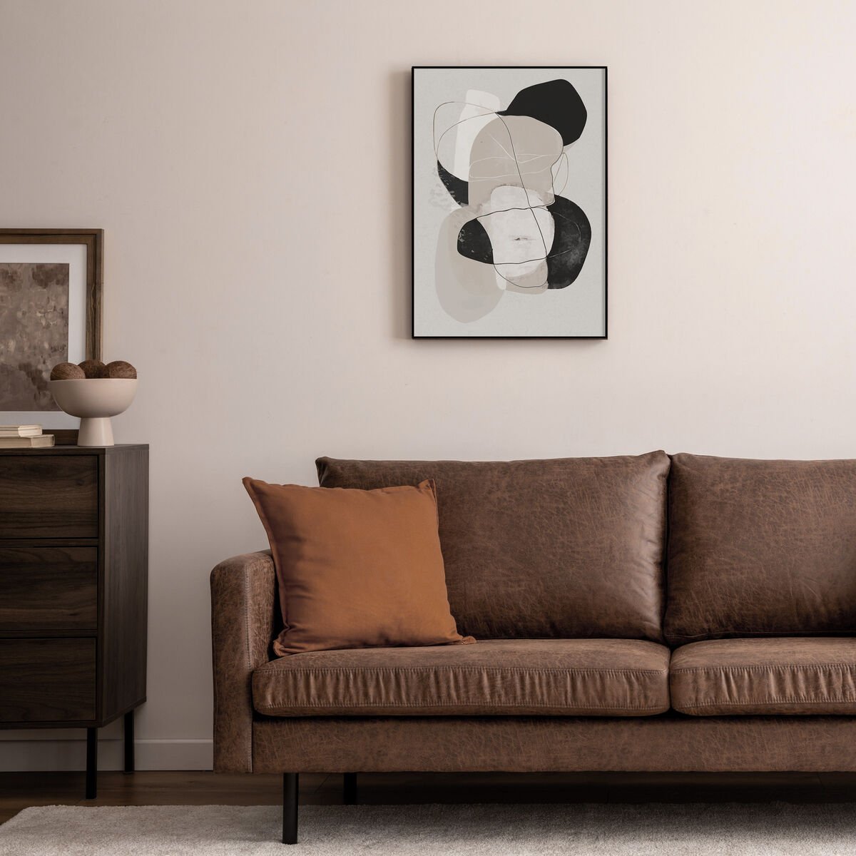 abstrakti-kehystetty-taulu-50x70-cm-beige-musta