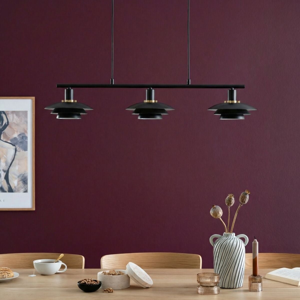 aneta-lighting-epsilon-3-osainen-riippuvalaisin-musta