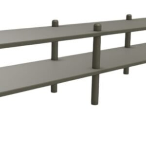 Askel matala tv-taso 203x35x38 cm sammal
