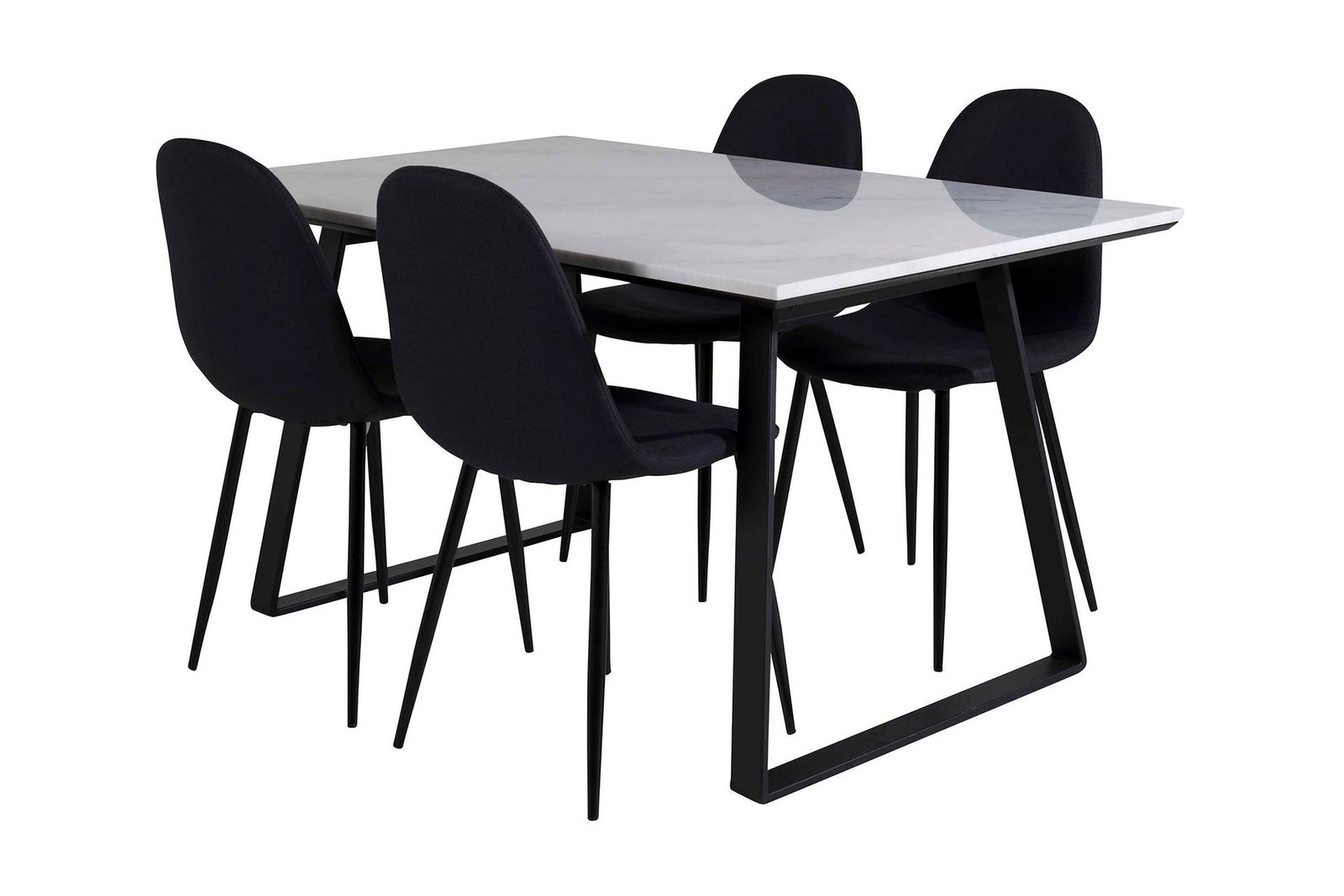 ruokailuryhma-netanya-140-cm-4-yegua-tuolia-marmori-valkoinen-musta