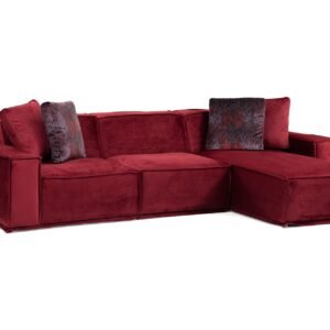 Sohva divaanilla Woodlaw 4:n ist - Burgundy