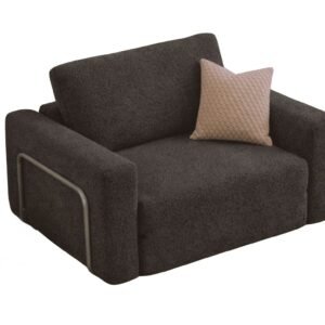 1-istuttava vuodesohva Atelier Del Sofa Wello Single (80 x 70 cm) Antrasiitti -
