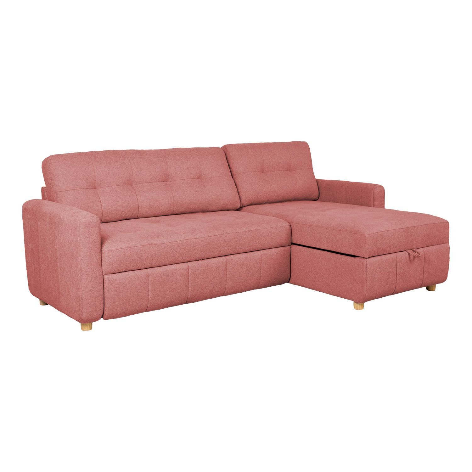 Kulmavuodesohva Porsen - Pinkki