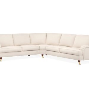 Howard Lyx 6-istuttava Oikeakätinen L-muotoinen Kulmasohva Manchester - Beige