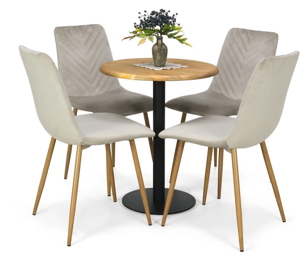 cafe-pyorea-ruokapoyta-o60-cm-antiikkipetsattu-musta