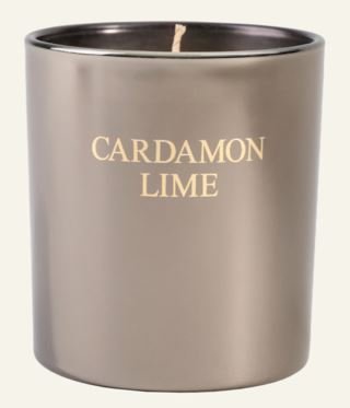 Cardamon Lime metallic tuoksukynttilä beige