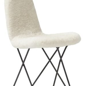 Cuero Design Cactus tuoli valkoinen lampaantalja/musta