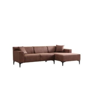 Malpani Sohva med Divan 3-sits - Konjakki