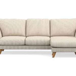 Trend Lyx 3-istuttava Oikeakätinen L-muotoinen Divaanisohva Manchester-kankaalla - Beige