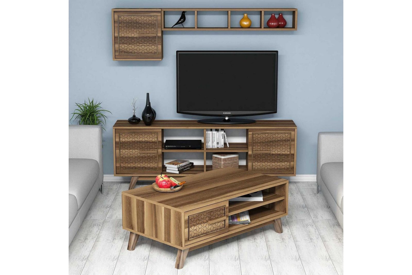 tv-kalustepaketti-amtorp-160-cm-ruskea