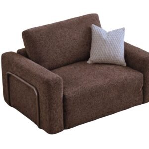 1-istuttava vuodesohva Atelier Del Sofa Wello Single (80 x 70 cm) Ruskea -
