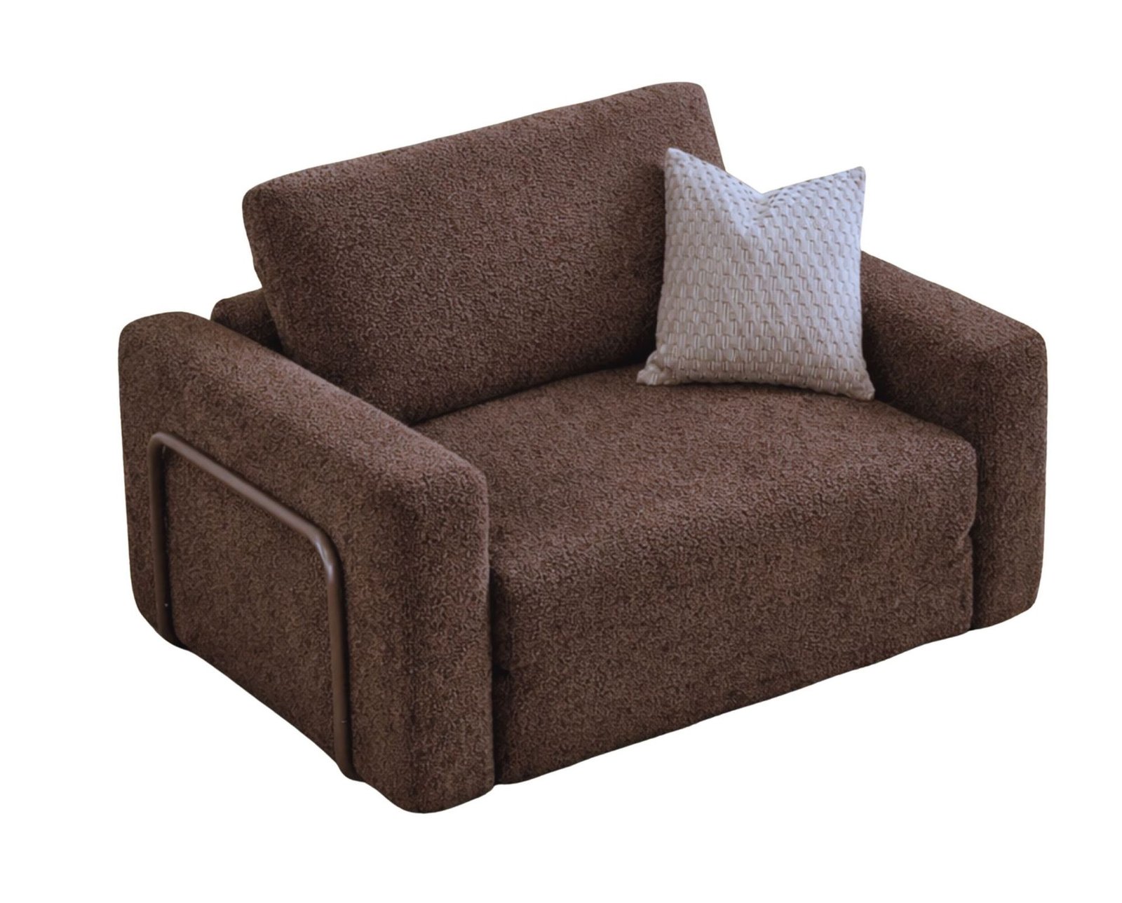 1-istuttava vuodesohva Atelier Del Sofa Wello Single (80 x 70 cm) Ruskea -