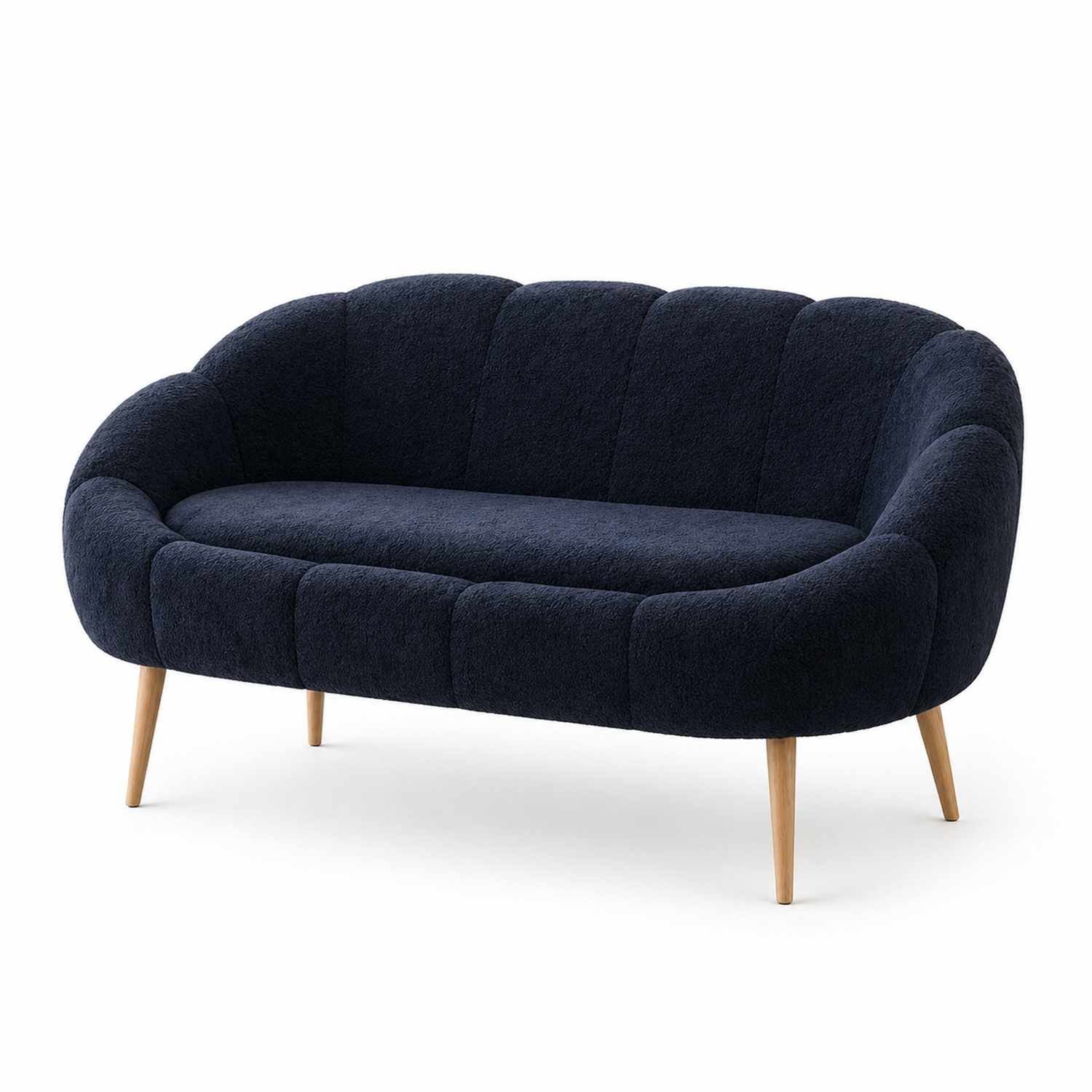 2-istuttava sohva Atelier Del Sofa Lida (130 x 105 x 50 cm) Antrasiitti -
