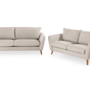 Trend Sohvaryhmä 3-istuttava + 2-istuttava Kangassohva - Beige