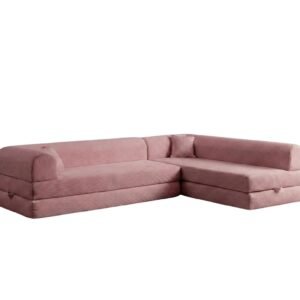 Kulmavuodesohva Atelier Del Sofa Legom Eco (280 x 90 x 25 cm) Vaaleanpunainen -