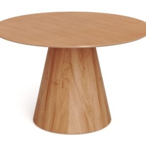Siena pyöreä ruokapöytä 130 cm, viilu - Tammi