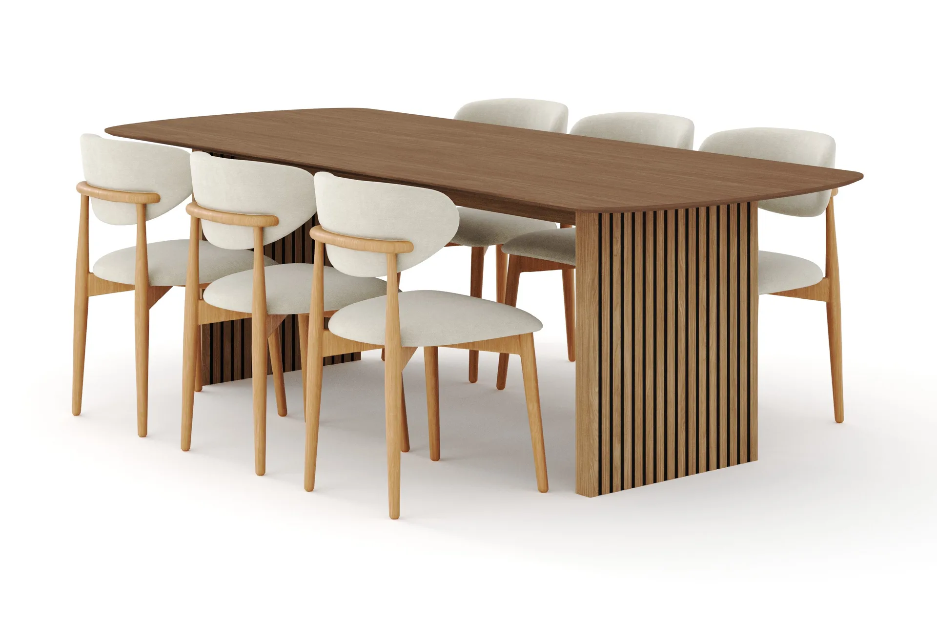 richeto-ruokailuryhma-240-cm-tammi-6-molly-ruokatuolilla-tammi-beige