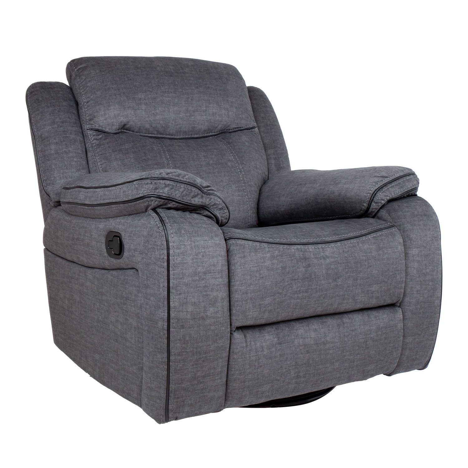 recliner-nojatuoli-iskmar-manuaalisella-mekanismilla-harmaa