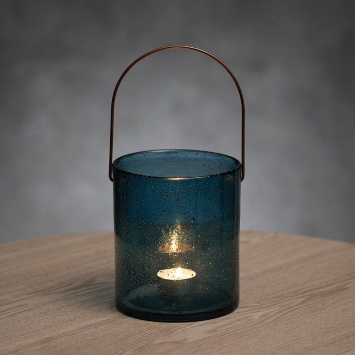 fanni-k-kupla-lasilyhty-14-cm-yonsininen