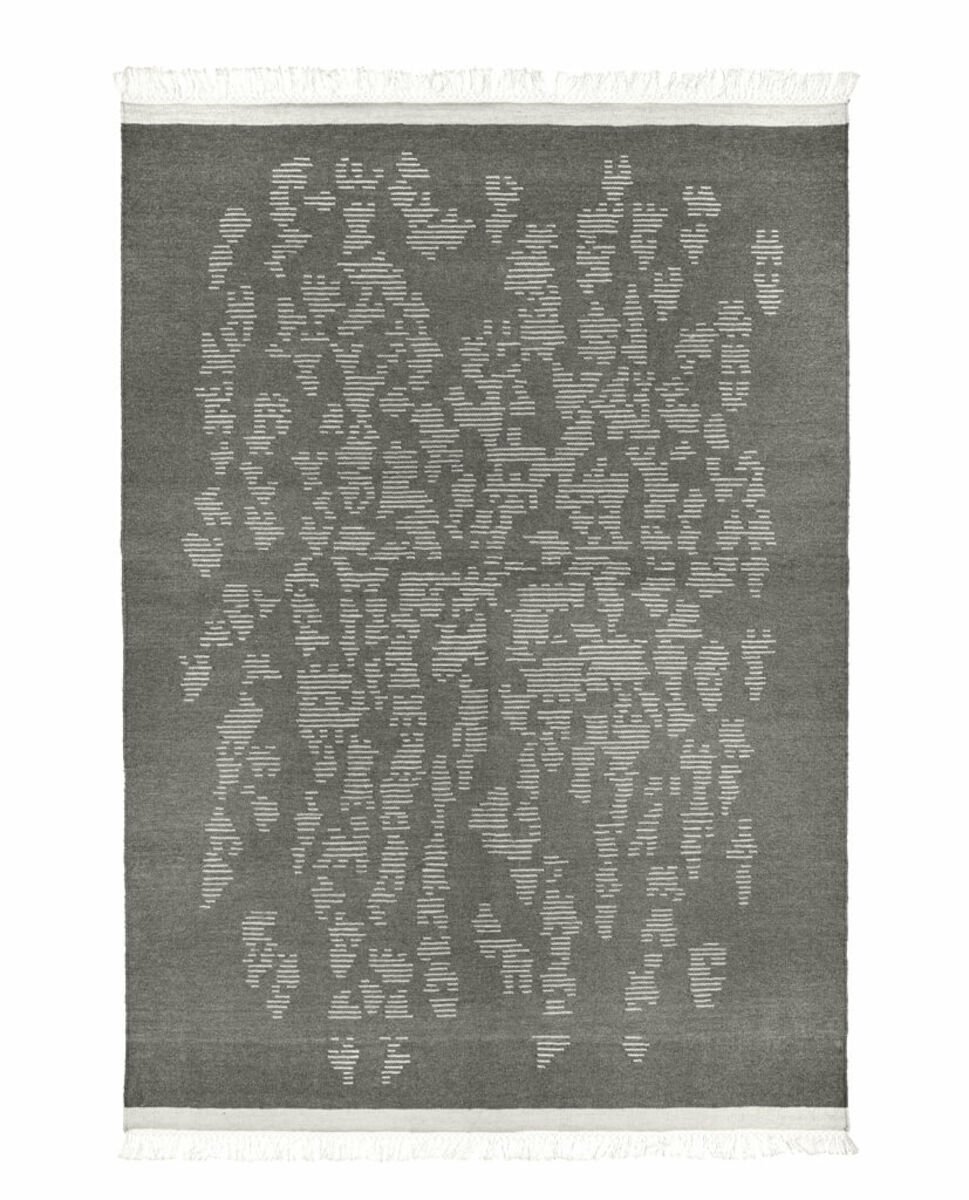 finarte-saaristo-matto-harmaa-valkoinen-200x300-cm