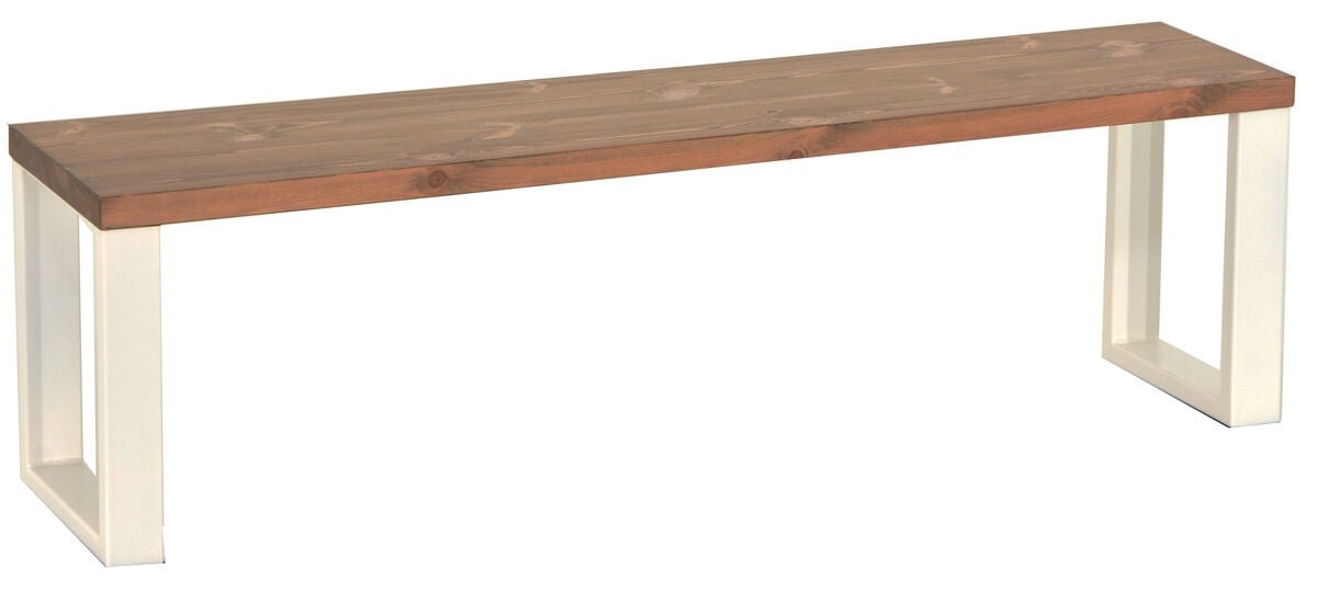 honka-terassipenkki-155x35-cm-metallijalalla-antiikkipetsattu-valkoinen