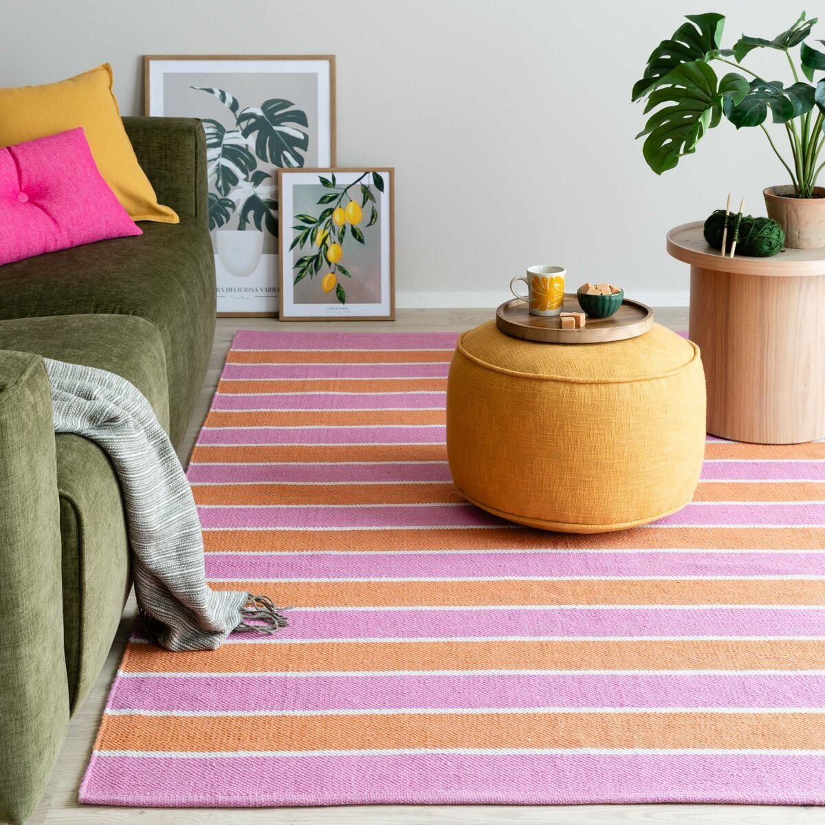 karkki-puuvillamatto-60x90-cm-pinkki-oranssi