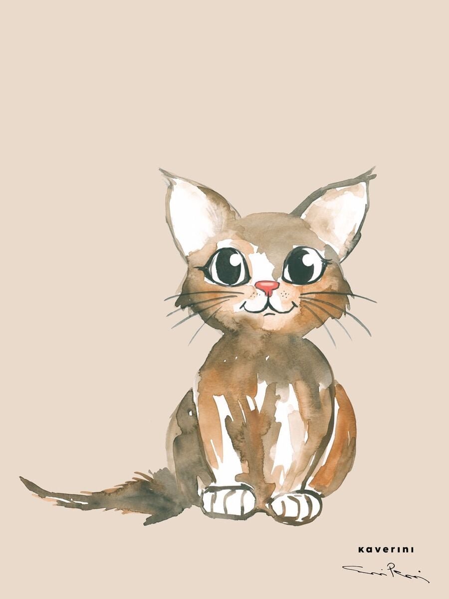 kaverini-kissa-juliste-30x40-cm